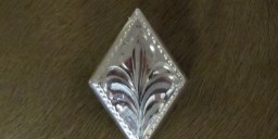 1-1/2″ Sterling Silver Diamond Bola