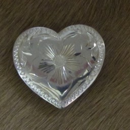 1″ Sterling Silver Heart Bola