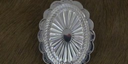 1-5/8″” Sterling Silver Oval Scalloped Bola