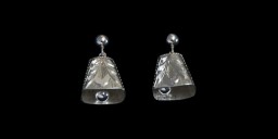 Sterling Cowbell Earrings