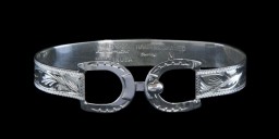 3/8″ Sterling Double Horseshoe Bracelet