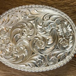 3″X4″ Sterling Trophy Buckle