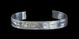 3/8″ Sterling Cuff Bracelet