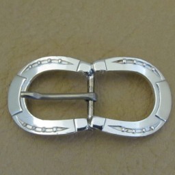 3/8″ Sterling Silver Double Horseshoe Buckle