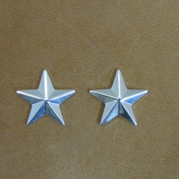 1/2″ Sterling Silver Texas Star Earrings