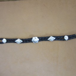 Leather & Sterling Bracelet