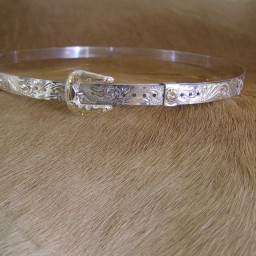 3/8″ Sterling Silver and 10k Gold Hatband