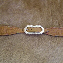 Watch Strap with Sterling Silver Buckle