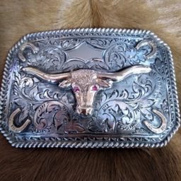 Steerhead & Horseshoe Buckle