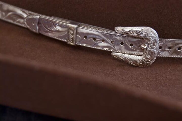 3/8" Sterling Silver Hatband, Adjustable