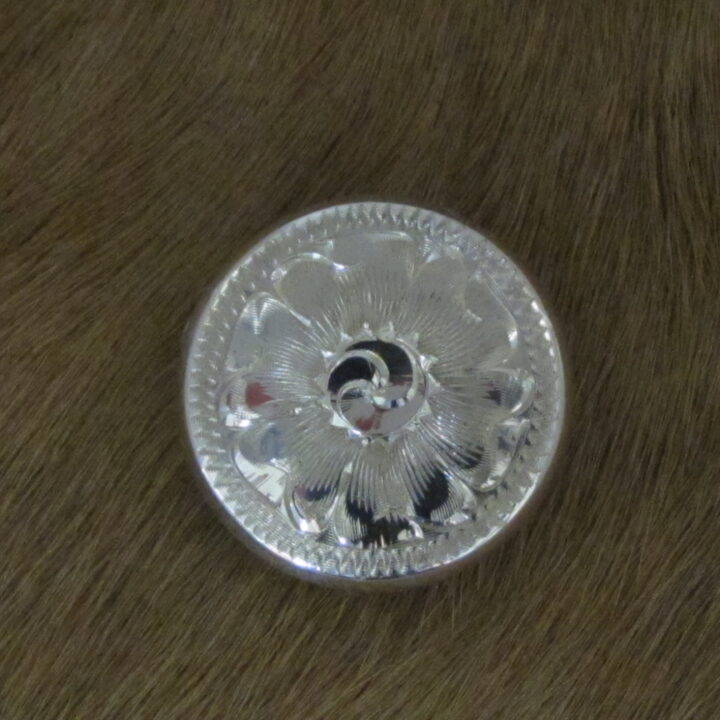 1" Sterling Silver Round Bola