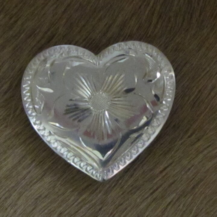 1" Sterling Silver Heart Bola