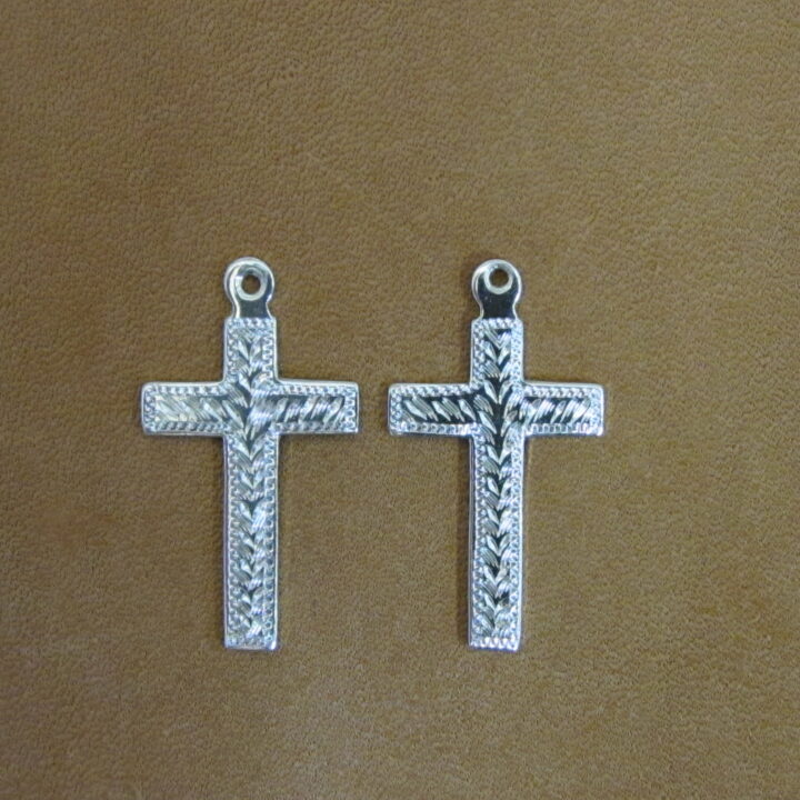3/4" sterling Silver Cross