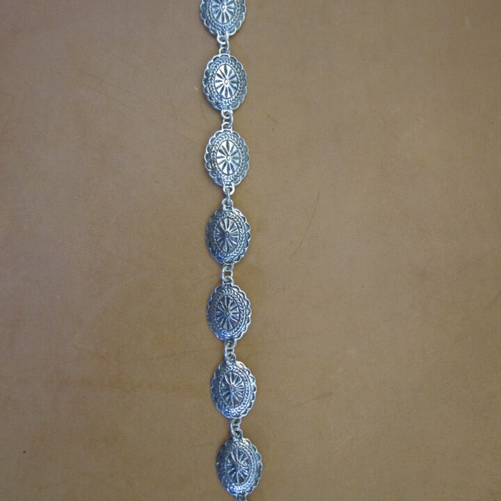 Sterling Concho Bracelet