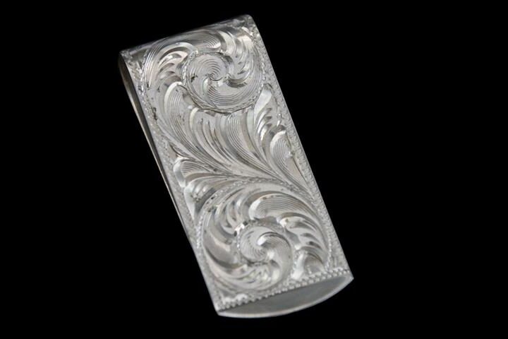 7/8" X 2" Sterling Money Clip
