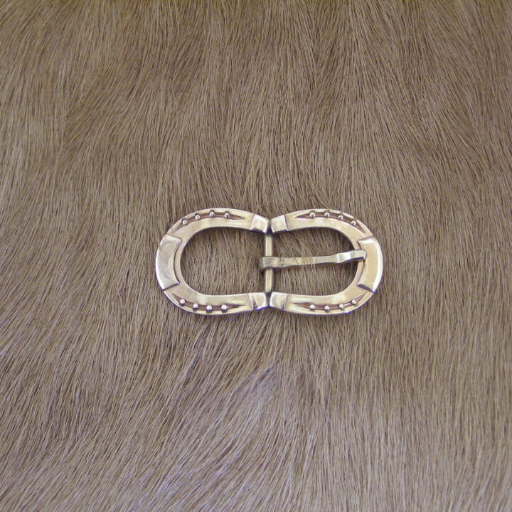 Gold Double Horseshoe Buckle