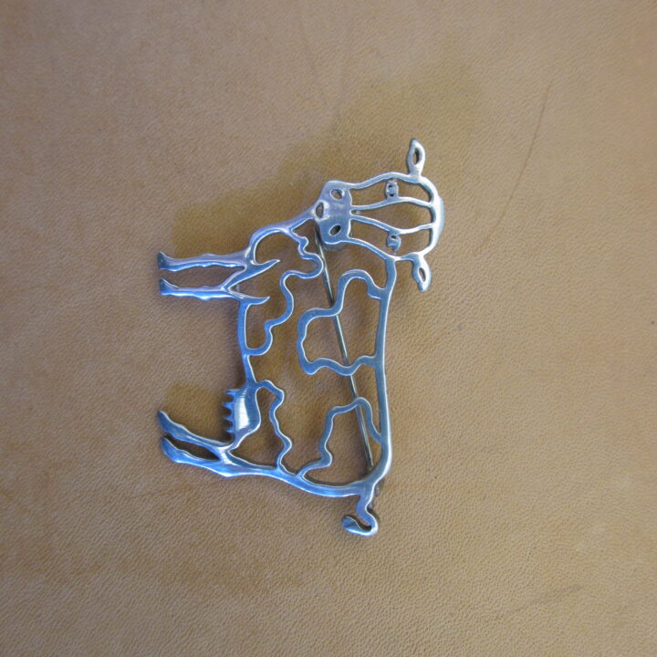 Silhouette Cow
