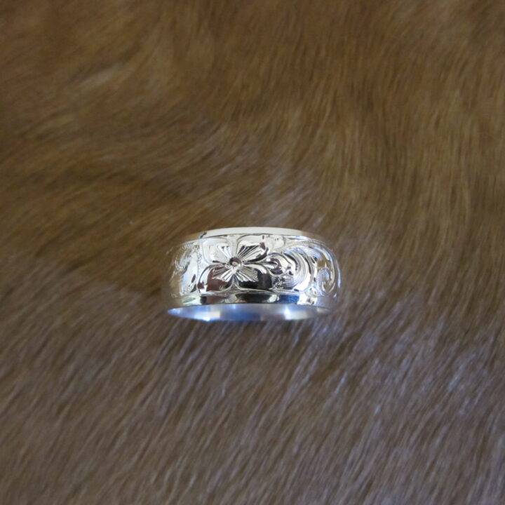 3/8" Sterling Silver Band