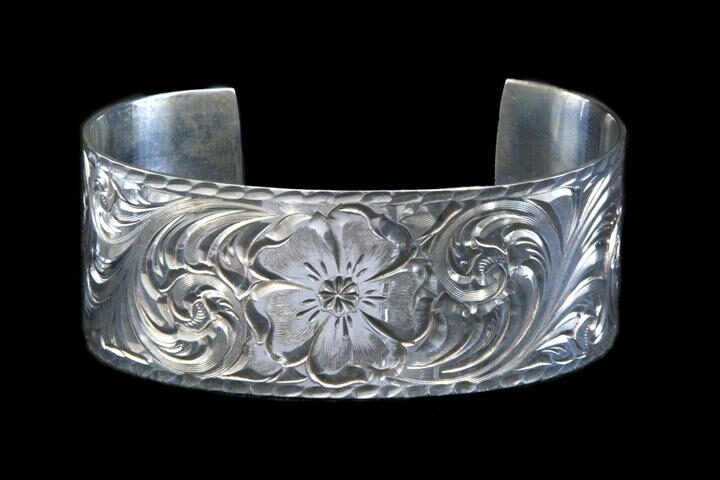 1" Sterling Cuff Bracelet