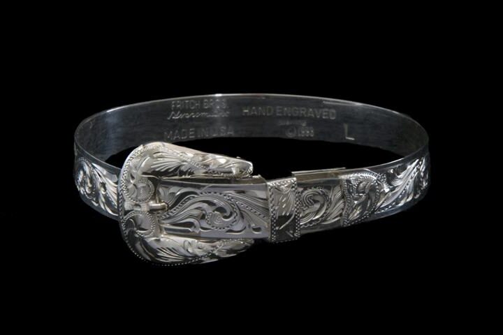 3/8" Sterling Buckle Bracelet